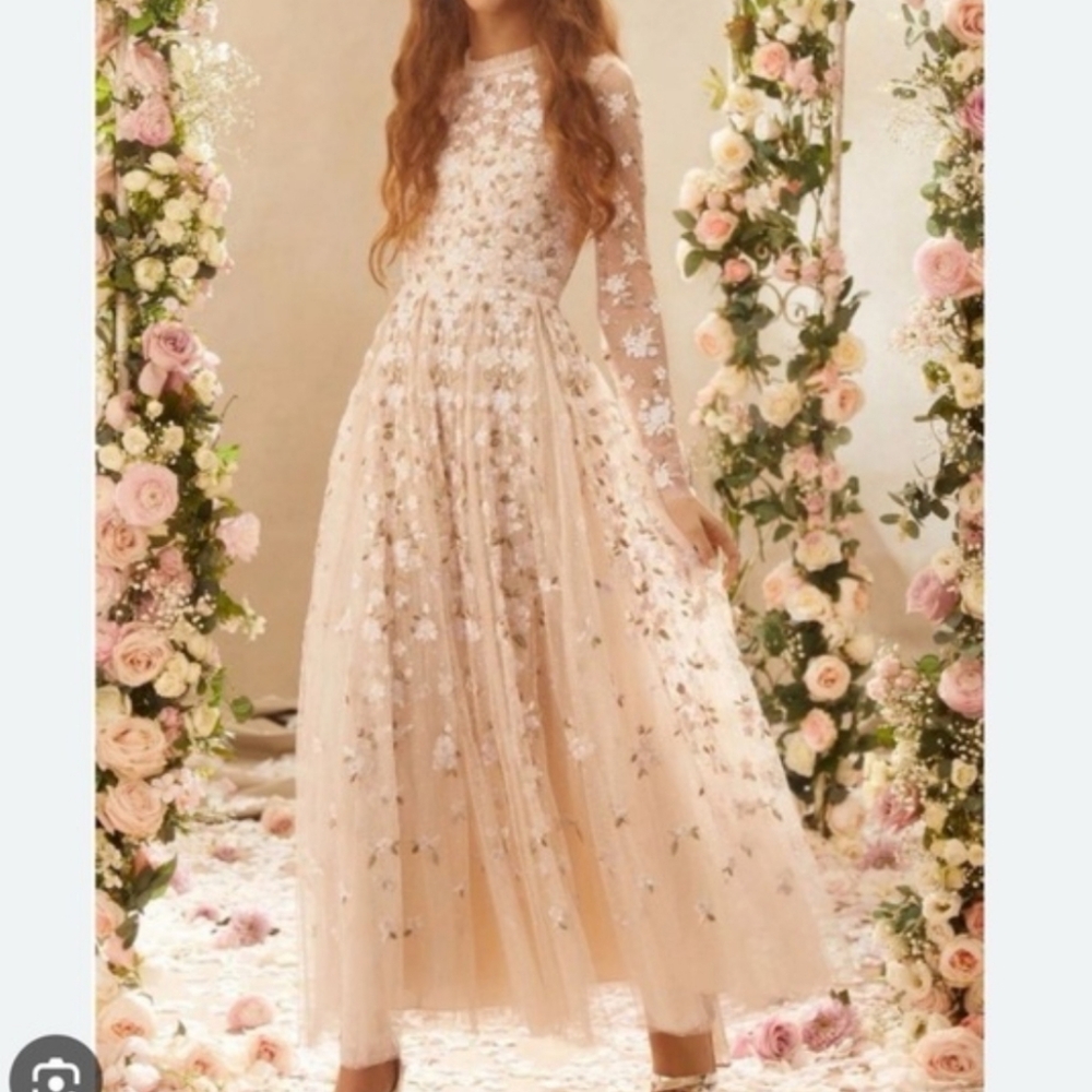 BHLDN Needle & Thread Dress size US 12 $929 - Picture 2 of 13